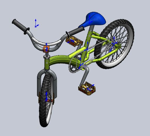 3D модель Велосипед в  SolidWorks