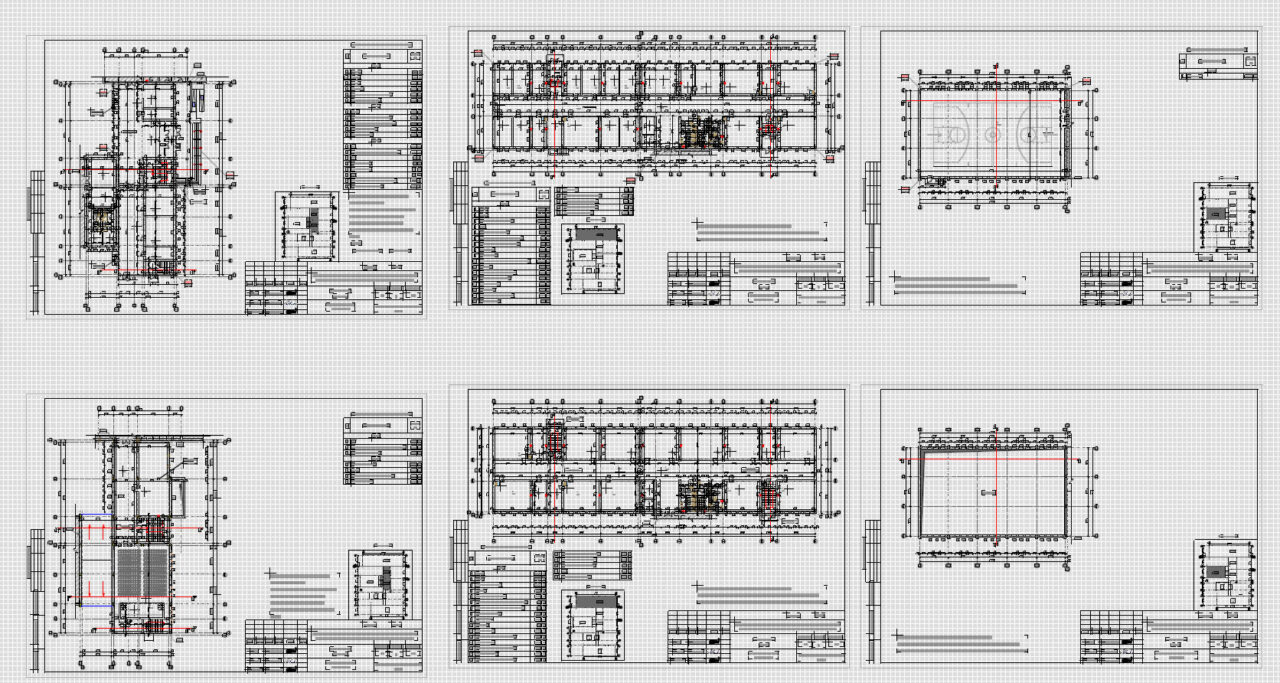 Чертеж Школа на 320 мест