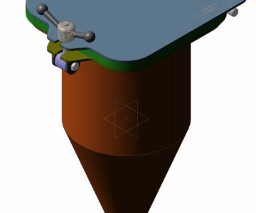 3D модель Бункер герметичный для опытных установок.