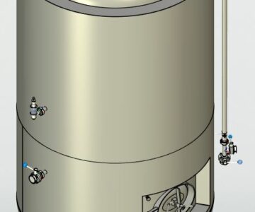 3D модель Ёмкость хранения пива V=4 м3