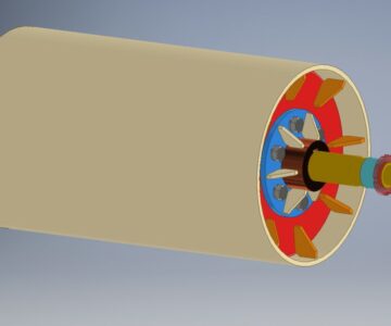 3D модель Приводной барабан для ленточного конвейера