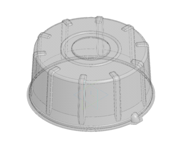 3D модель Крышка тортницы