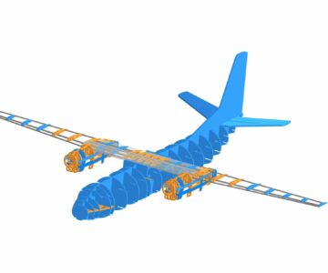 3D модель А-24 авиамодель