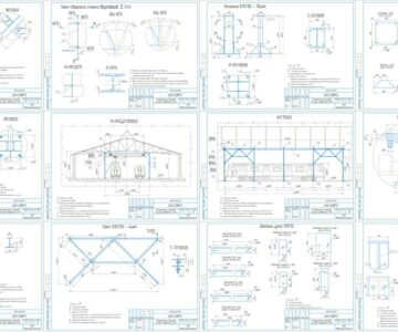 Чертеж Встроенная эстакада на кран подвесной G=1т