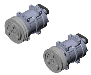 3D модель Компрессор Valeo TM-21