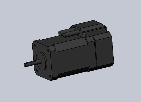 3D модель Шаговый двигатель с энкодером CS-M21708