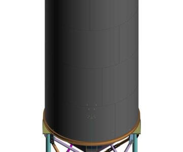 3D модель Силос зерновой с конусным днищем 45м3