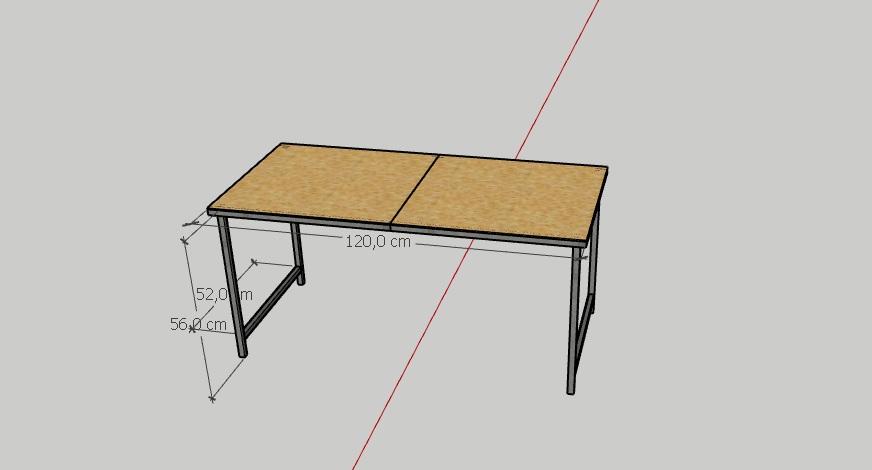 3D модель Раскладной стол