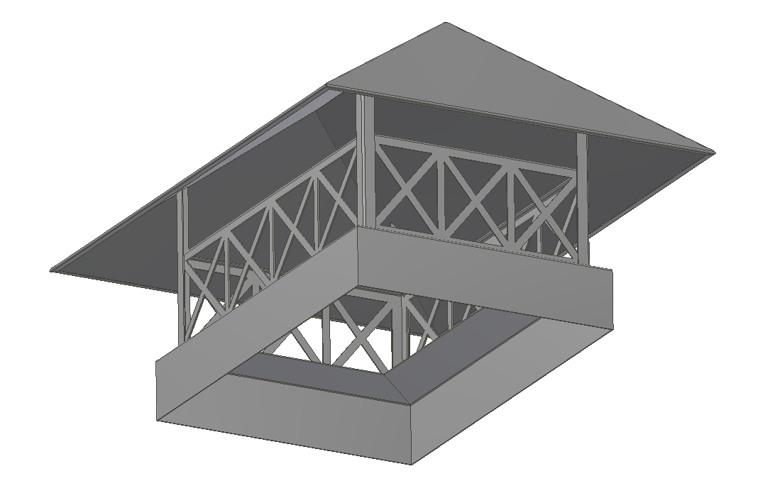 3D модель Зонт дымовой трубы