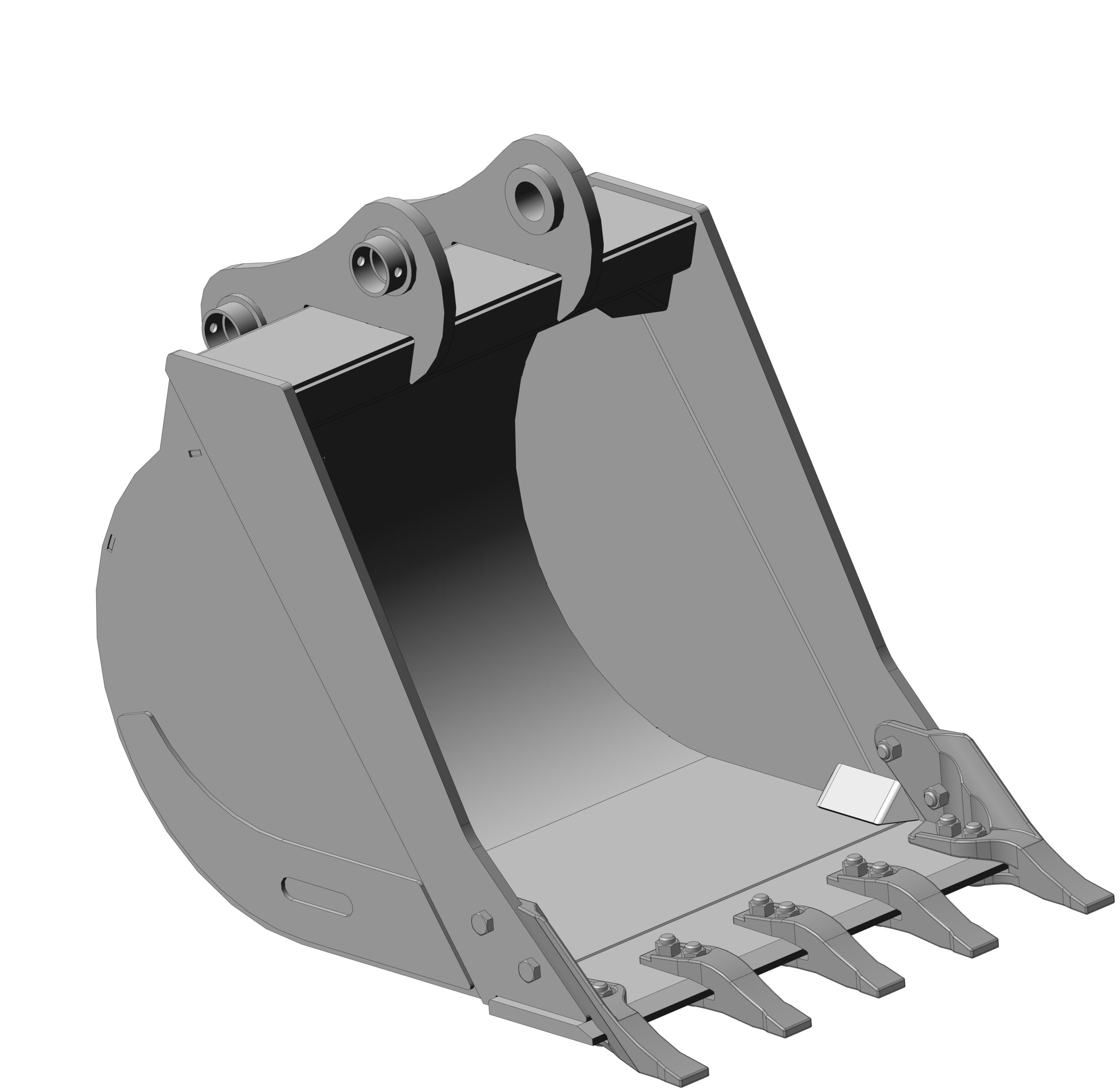 3D модель Ковш экскаватора КЭ-0,25