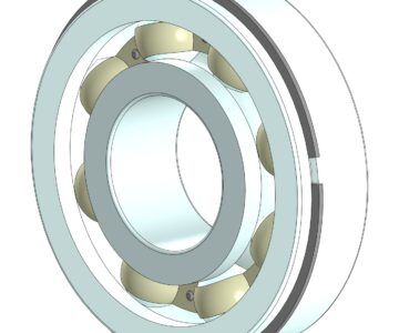 3D модель Подшипник ведомого вала Нива (2101-1701190) - (6306 N SKF)
