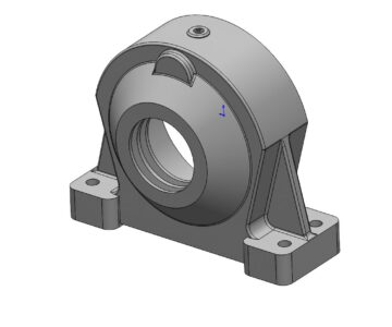 3D модель Корпус подшипника 1Д 00.00.002