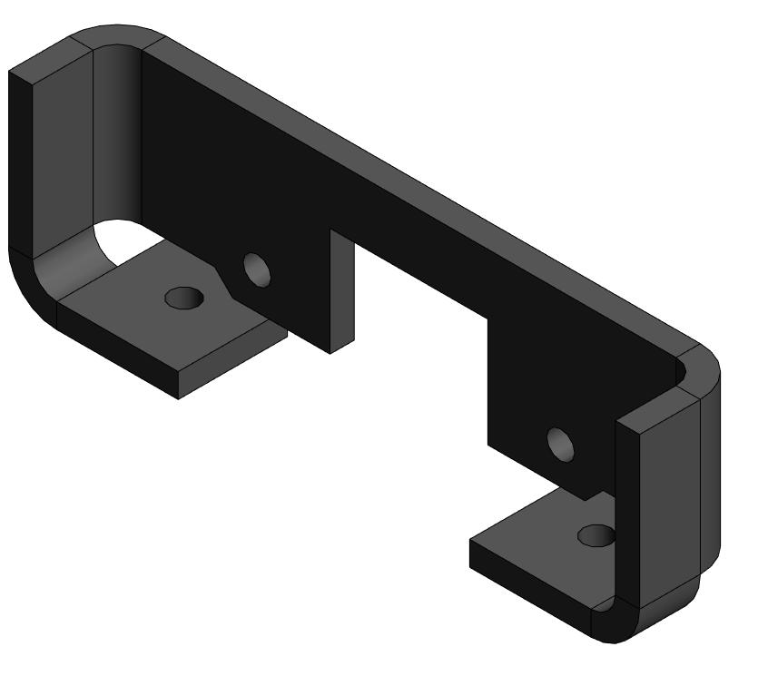 3D модель Уголок крепления ЮСБ (USB)
