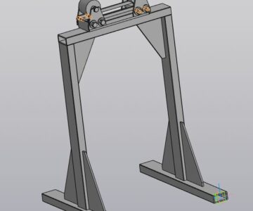 3D модель Стойка для проведения УЗК