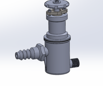 3D модель Клапан МЧ00.52 SolidWorks