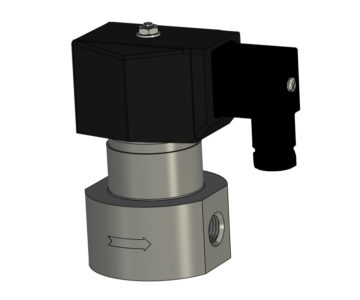 3D модель Клапан электромагнитный SMART SB55623S AC 220 V