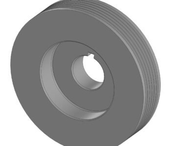 3D модель Шкив автомобиля пежо 406 1996г.в 1.8 16V