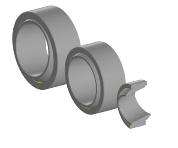3D модель Шарнирные подшипники GEUK-2RS