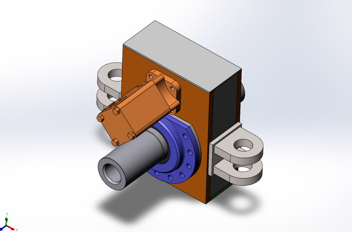 3D модель Редуктор вращатель установки управляемого прокола