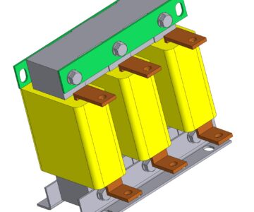 3D модель Входной реактор (дроссель) переменного тока  ACL2-075-4