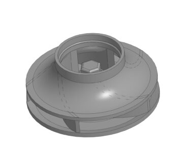 3D модель Крыльчатка для посудомоечной машины