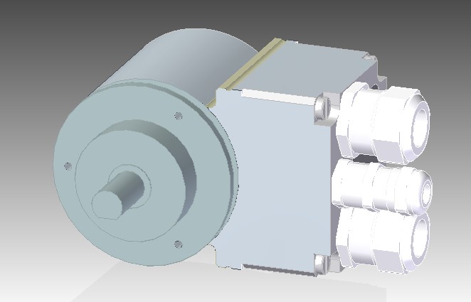 3D модель Энкодер CEV58M-00915 TR Electronic GmbH