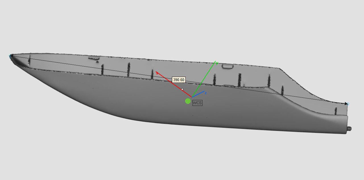 3D модель Заглушка рейлинга левая Mitsubishi