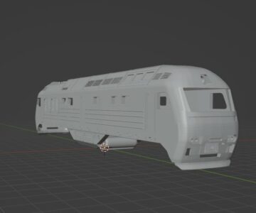 3D модель 3Д тепловоза ТЭП150 для 3д печати