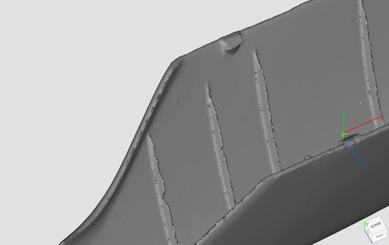 3D модель Заглушка рейлинга левая Mitsubishi