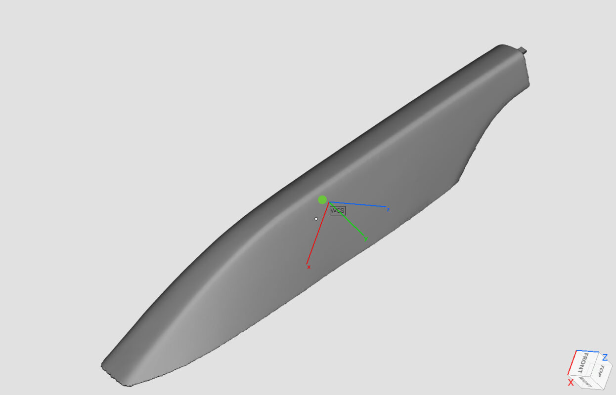 3D модель Заглушка рейлинга левая Mitsubishi