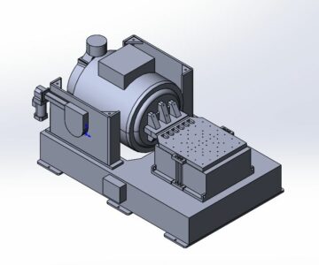 3D модель Основная часть вибростенда Vibration System EV440.HG60M