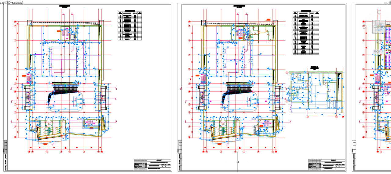 Чертеж Проект торгово-развлекательного центра в г.Бухаре
