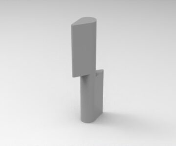 3D модель Петля приварная для  ворот