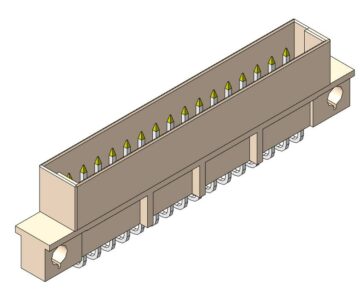 3D модель Вилка угловая DIN41612R (DS1118-32M-R23)