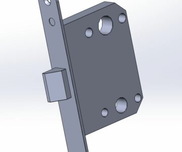 3D модель Защелка сантехническая TESA 134U5RA