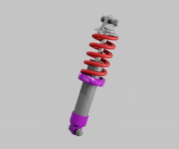 3D модель Амортизатор электромобиля Dubina Evo