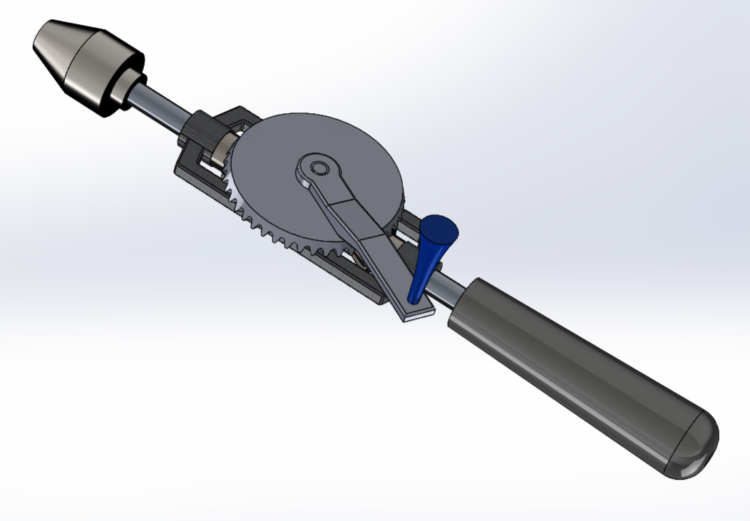 3D модель Дрель ручная в SolidWorks