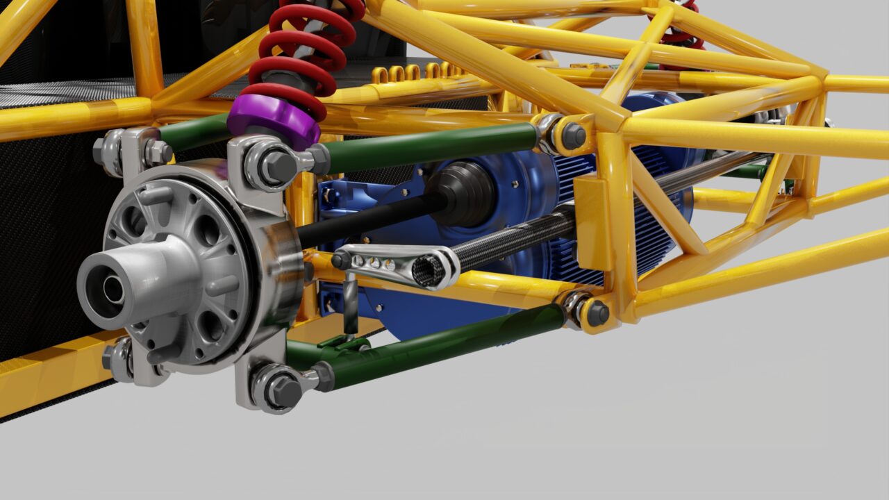 3D модель Стабилизатор поперечной устойчивости электромобиля Dubina Evo