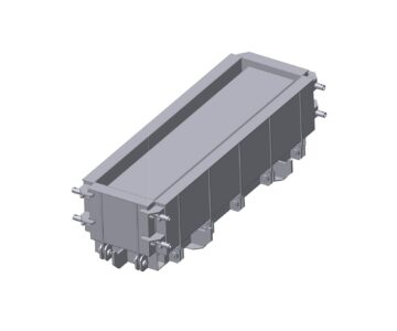 3D модель 3D модель металлоформы для лотка Л5