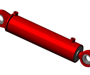3D модель Гидроцилиндр (поршень 110, шток 50, ход 400)