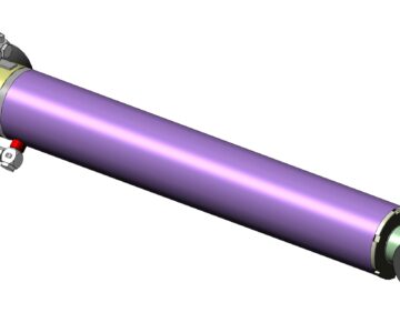 3D модель Гидроцилиндр (поршень 100, шток 70, ход 600)