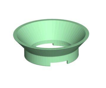 3D модель Воронка на рожок 52мм от кофеварки Redmond RCM-1512