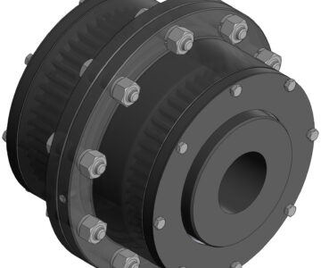 3D модель Муфта зубчатая МЗ-9 (40000-1-У2) тип 1 ГОСТ 5006-94