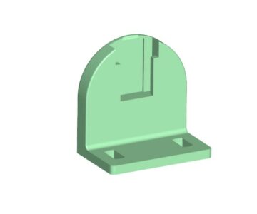 3D модель Кронштейн для ролл-шторы