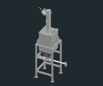 3D модель Питатель сыпучих компонентов V=1,2 м3 (1200л)