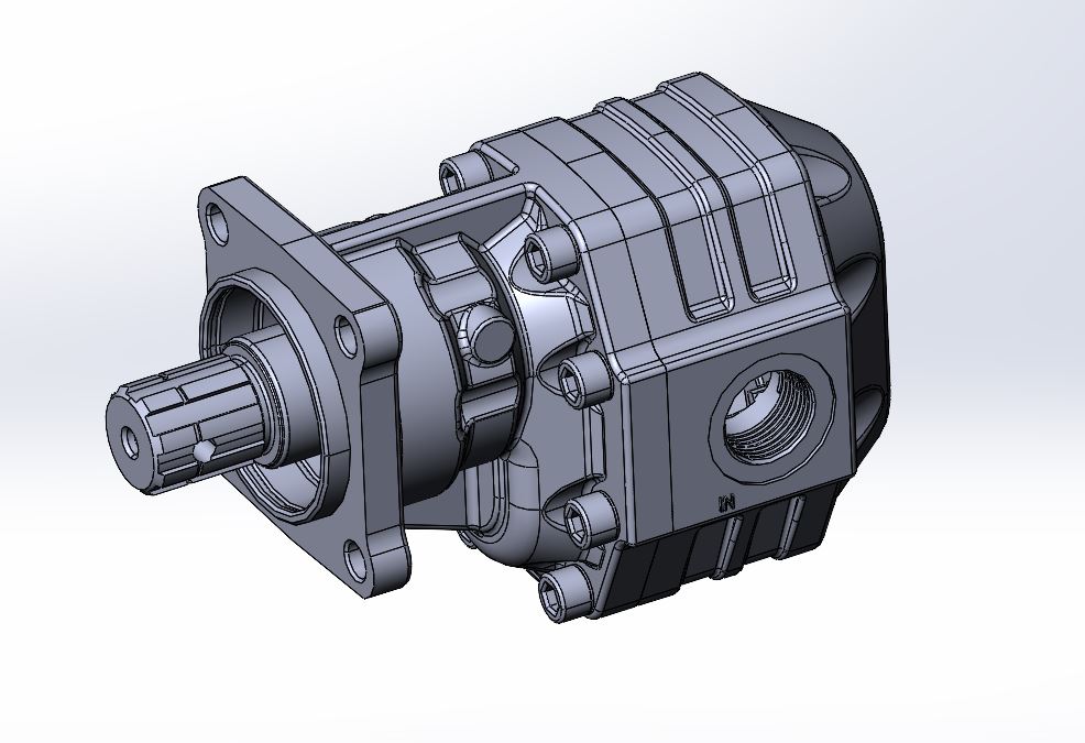 3D модель Насос NPH-61 правый (10501110619)