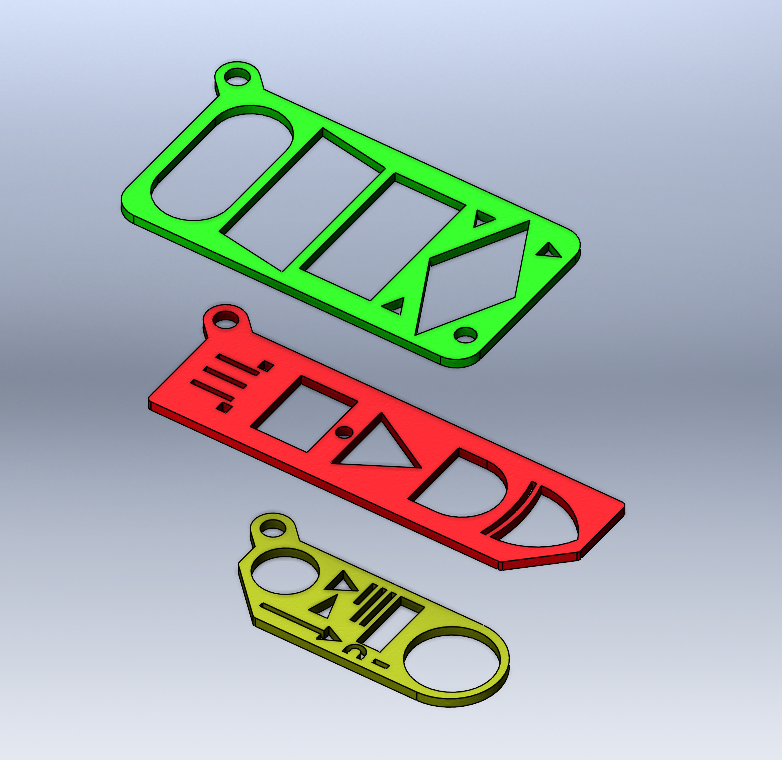 3D модель Трафареты для построения логических, электрических и блок-схем