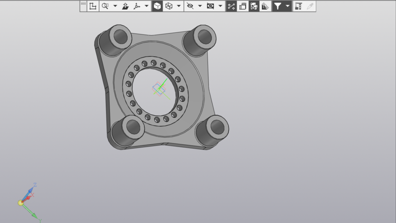 Чертеж Корпус ступицы привода ТЭП70А.31.15.102