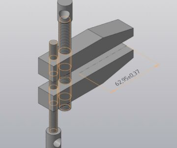 3D модель Струбцины-зажимы для пережатия патрубков