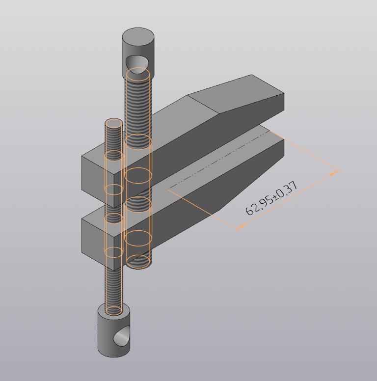 3D модель Струбцины-зажимы для пережатия патрубков